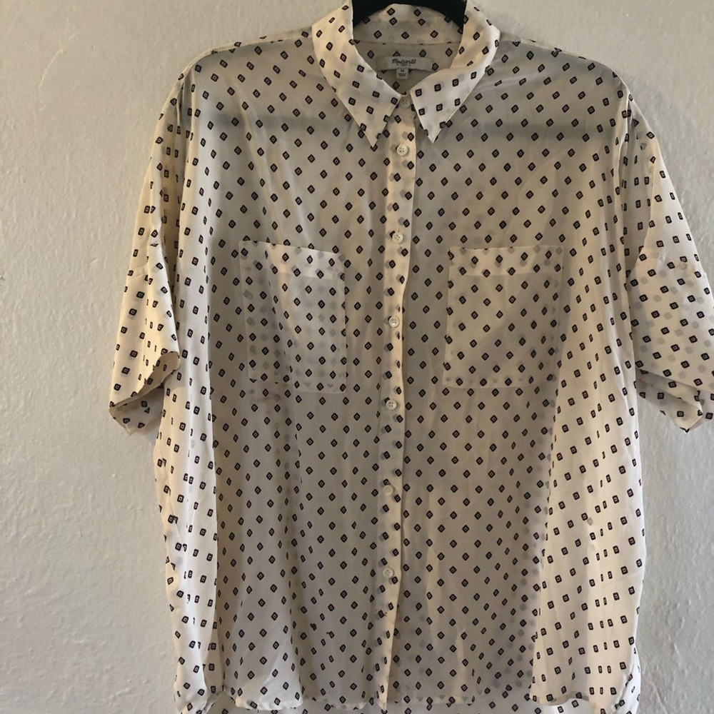 Madewell Boxy silk top